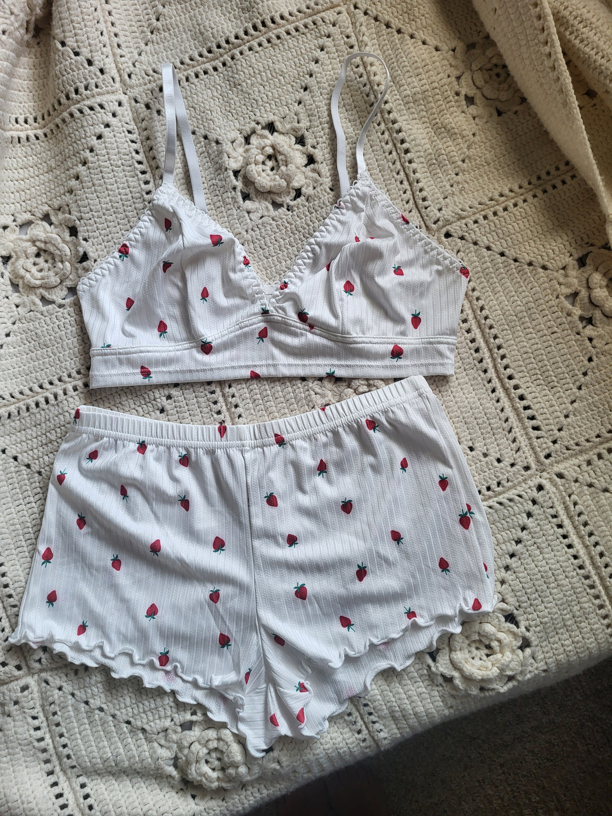 Strawberry sleep set