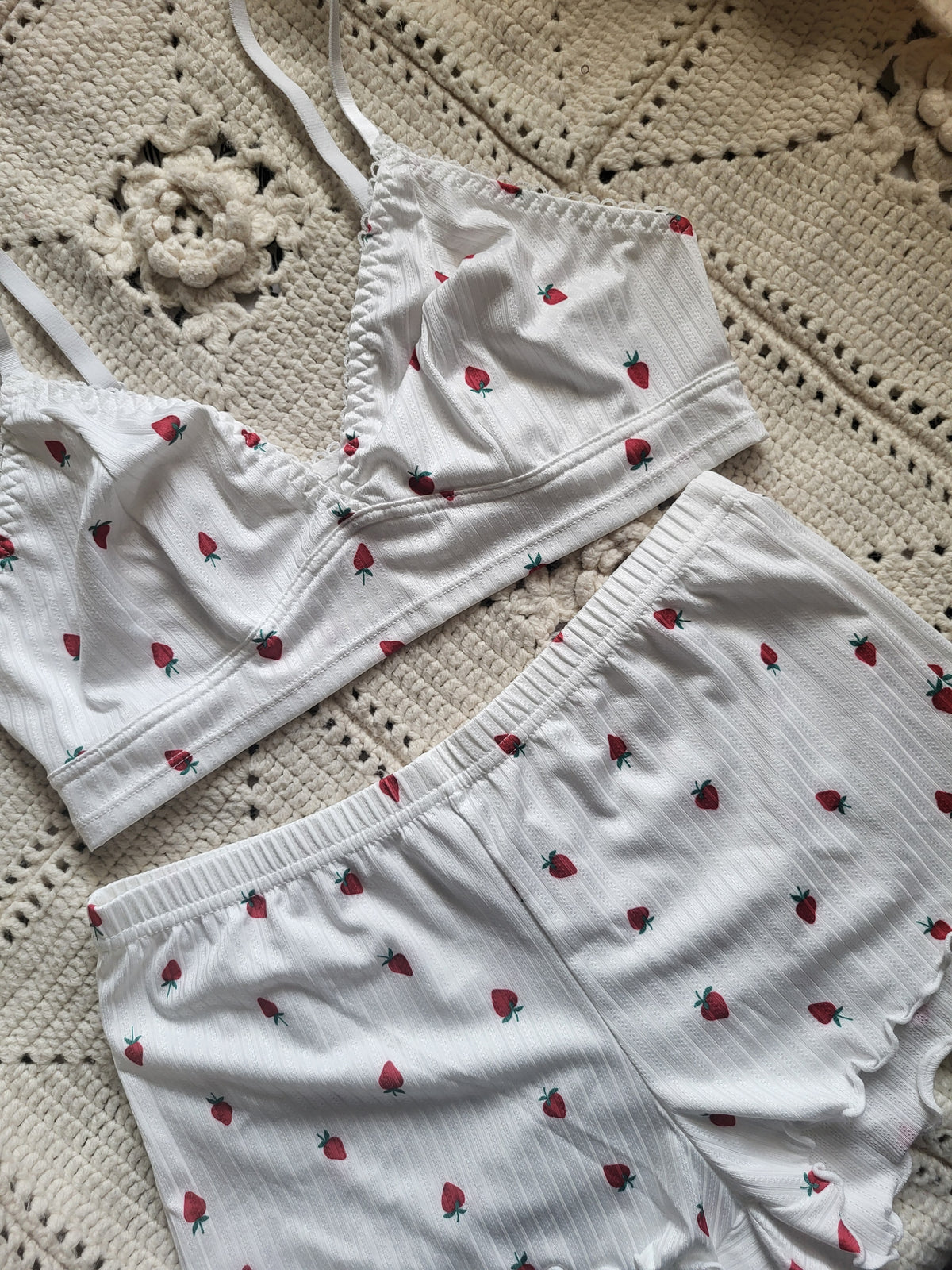 Strawberry sleep set